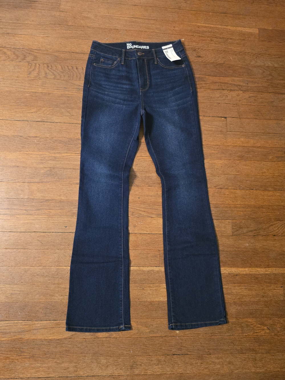 No Boundaries Women's Dark Blue Bootcut Jeans